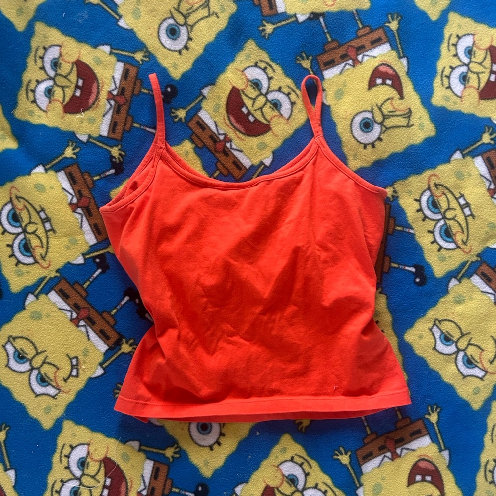 Harley-Davidson Women's Bright Orange Logo Cami - Picture 3 of 3